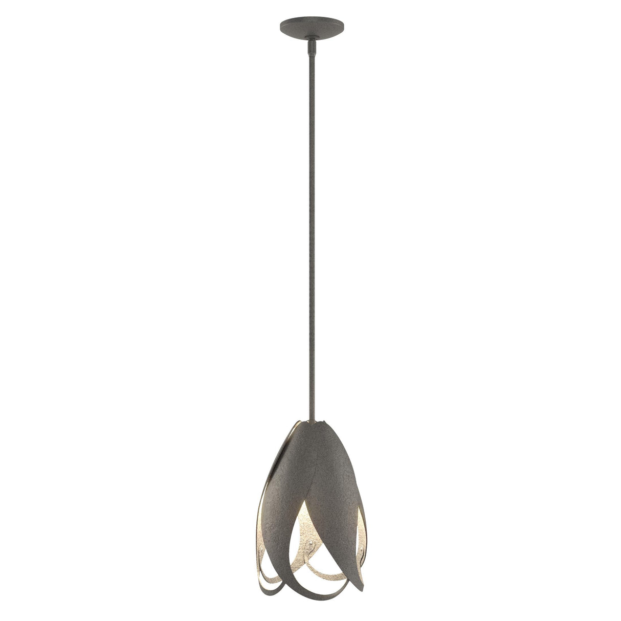 Hubbardton Forge 2016 Natural Iron Multi Pental Mini Pendant