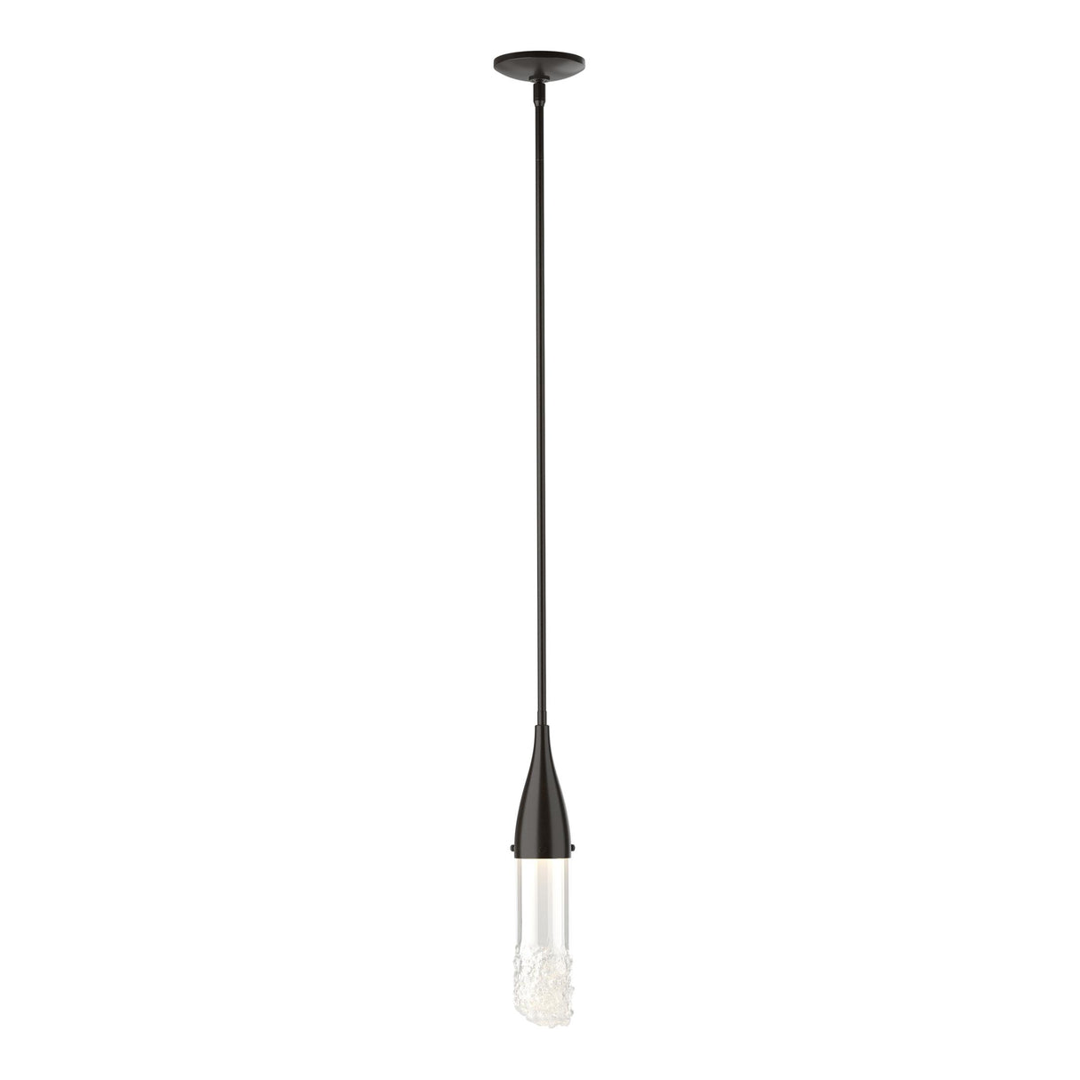 Hubbardton Forge 2019 Oil Rubbed Bronze Clear Glass (ZM) Multi Fritz Mini Pendant