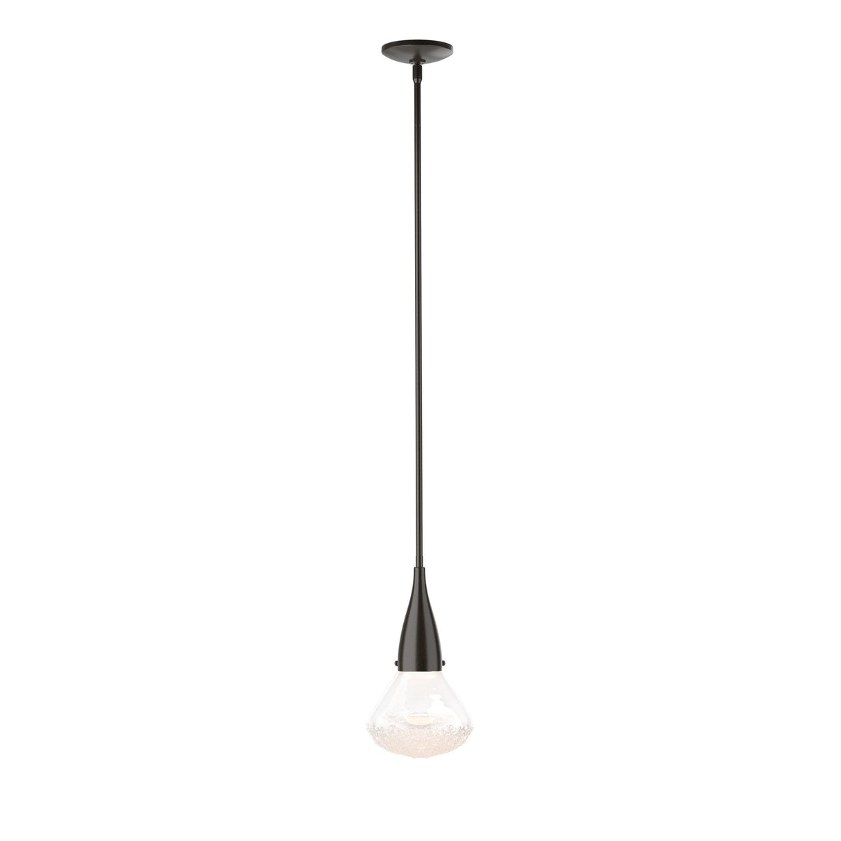 Hubbardton Forge 2020 Oil Rubbed Bronze Clear Glass (ZM) Multi Fritz Large Pendant