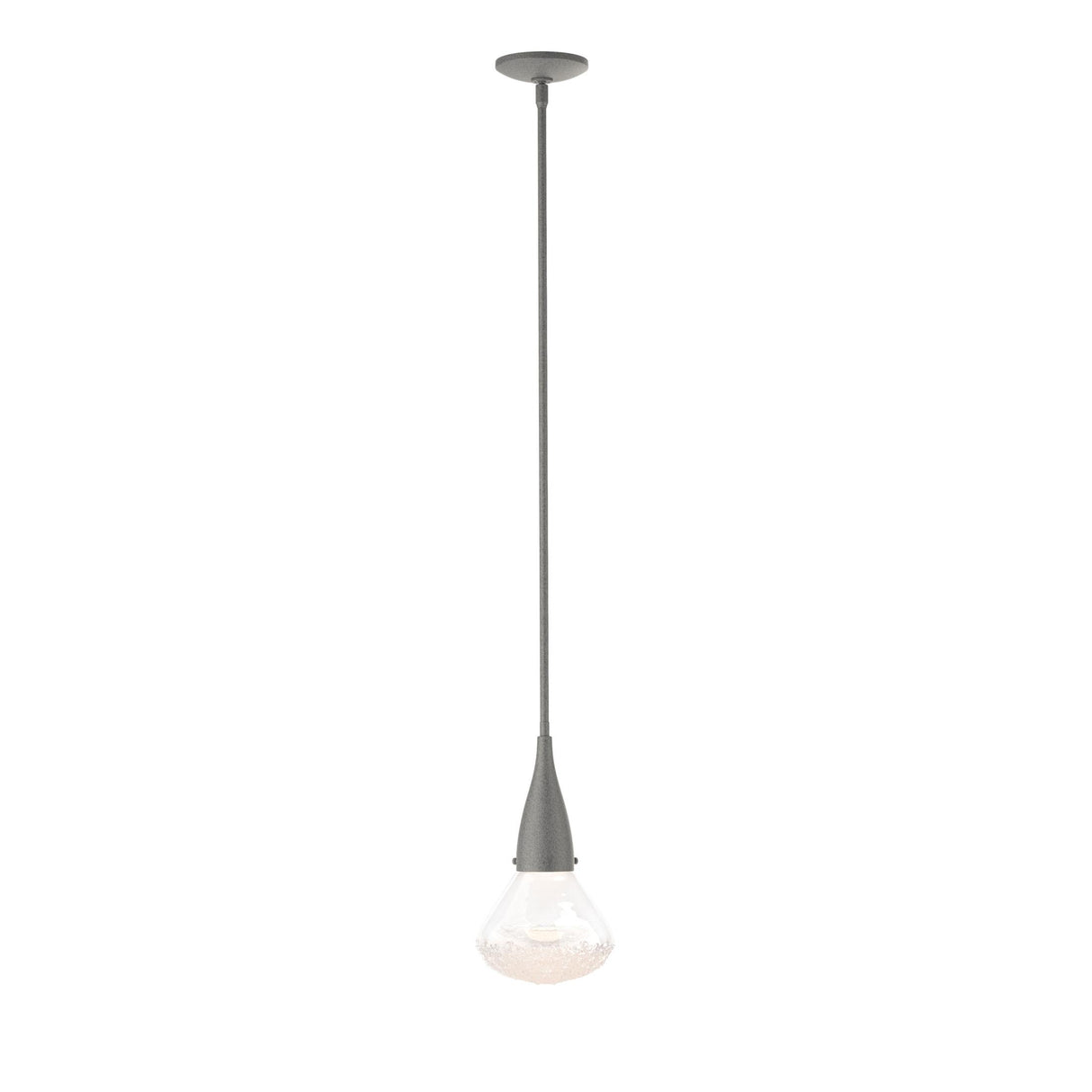 Hubbardton Forge 2020 Natural Iron Clear Glass (ZM) Multi Fritz Large Pendant