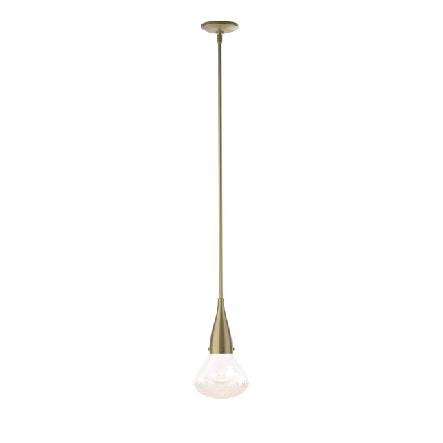 Hubbardton Forge 2020 Soft Gold Clear Glass (ZM) Multi Fritz Large Pendant