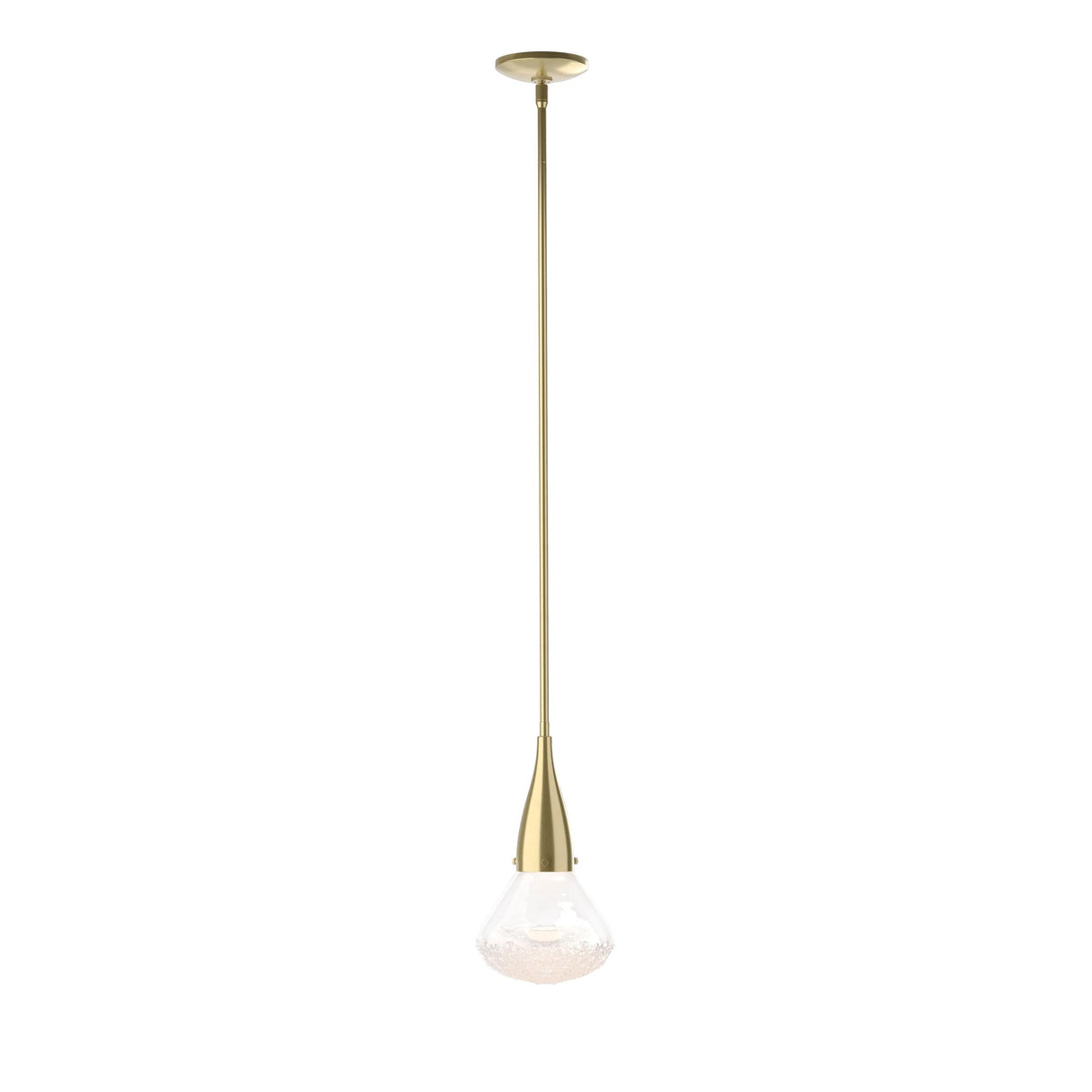 Hubbardton Forge 2020 Modern Brass Clear Glass (ZM) Multi Fritz Large Pendant