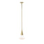 Hubbardton Forge 2020 Modern Brass Clear Glass (ZM) Multi Fritz Large Pendant