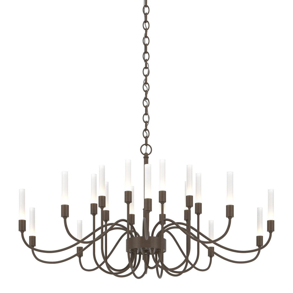 Hubbardton Forge 2014 Bronze Lisse 20 Arm Chandelier