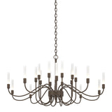 Hubbardton Forge 2014 Bronze Lisse 20 Arm Chandelier