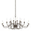 Hubbardton Forge 2014 Bronze Lisse 20 Arm Chandelier