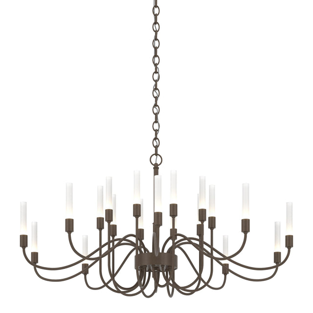 Hubbardton Forge 2014 Bronze Lisse 20 Arm Chandelier