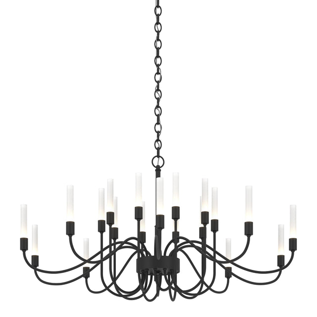 Hubbardton Forge 2014 Black Lisse 20 Arm Chandelier