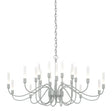 Hubbardton Forge 2014 Vintage Platinum Lisse 20 Arm Chandelier