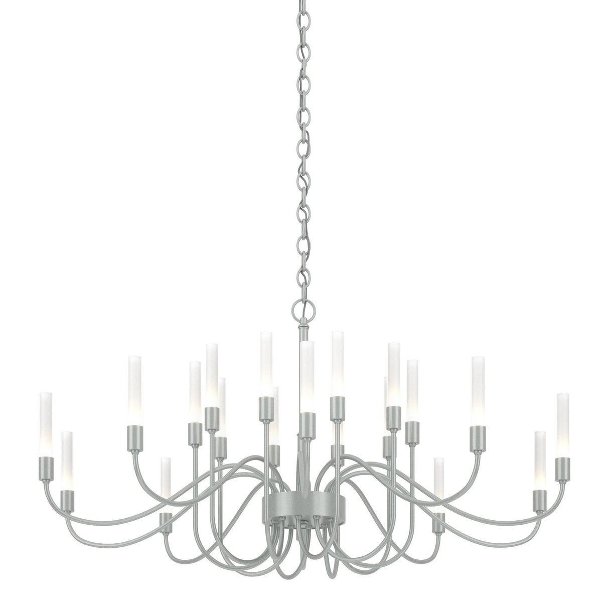 Hubbardton Forge 2014 Vintage Platinum Lisse 20 Arm Chandelier