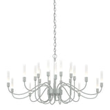 Hubbardton Forge 2014 Vintage Platinum Lisse 20 Arm Chandelier