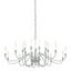 Hubbardton Forge 2014 Vintage Platinum Lisse 20 Arm Chandelier