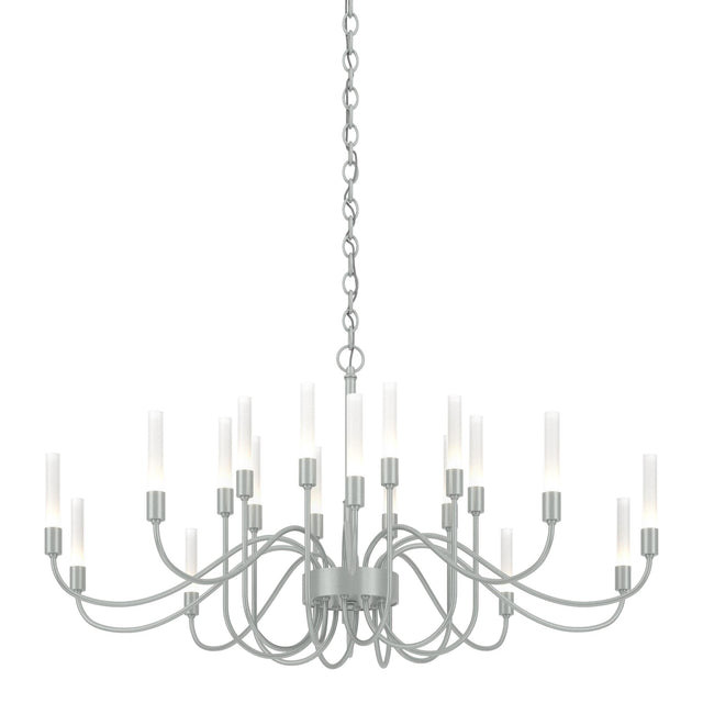 Hubbardton Forge 2014 Vintage Platinum Lisse 20 Arm Chandelier