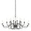 Hubbardton Forge 2014 Natural Iron Lisse 20 Arm Chandelier