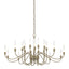 Hubbardton Forge 2014 Soft Gold Lisse 20 Arm Chandelier