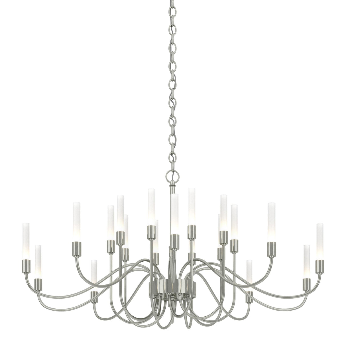Hubbardton Forge 2014 Sterling Lisse 20 Arm Chandelier