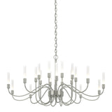 Hubbardton Forge 2014 Sterling Lisse 20 Arm Chandelier
