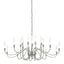 Hubbardton Forge 2014 Sterling Lisse 20 Arm Chandelier