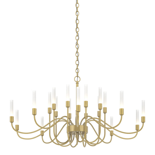 Hubbardton Forge 2014 Modern Brass Lisse 20 Arm Chandelier
