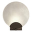 Hubbardton Forge 2023 Bronze Alabaster Callisto 1-Light Sconce