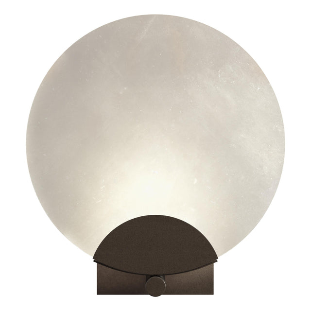 Hubbardton Forge 2023 Bronze Alabaster Callisto 1-Light Sconce