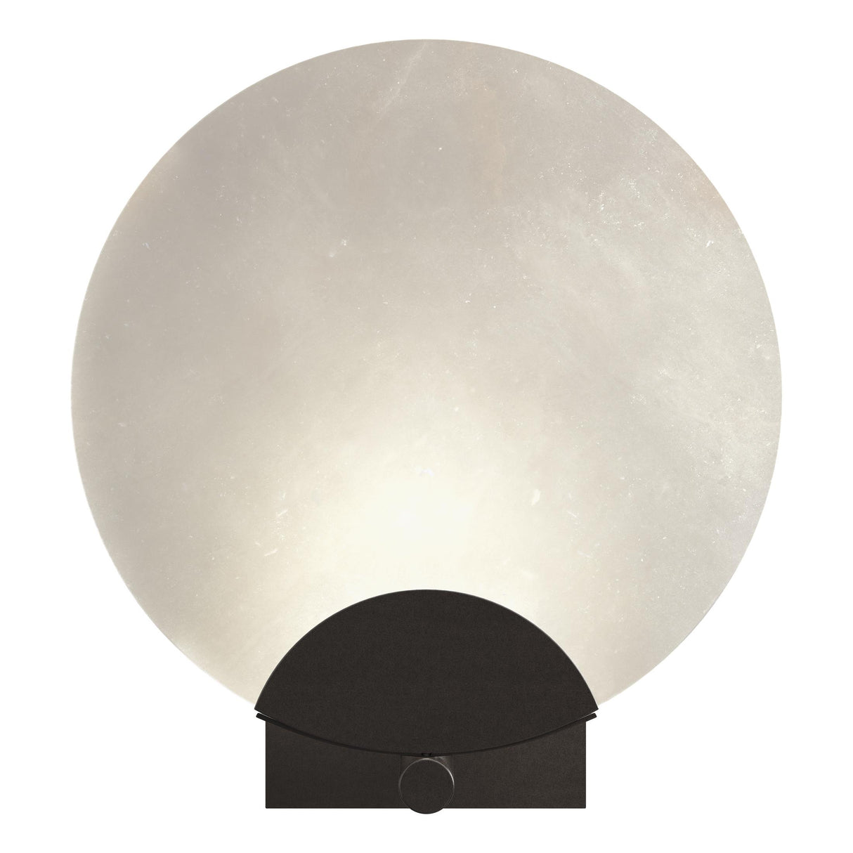 Hubbardton Forge 2023 Oil Rubbed Bronze Alabaster Callisto 1-Light Sconce