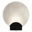 Hubbardton Forge 2023 Black Alabaster Callisto 1-Light Sconce
