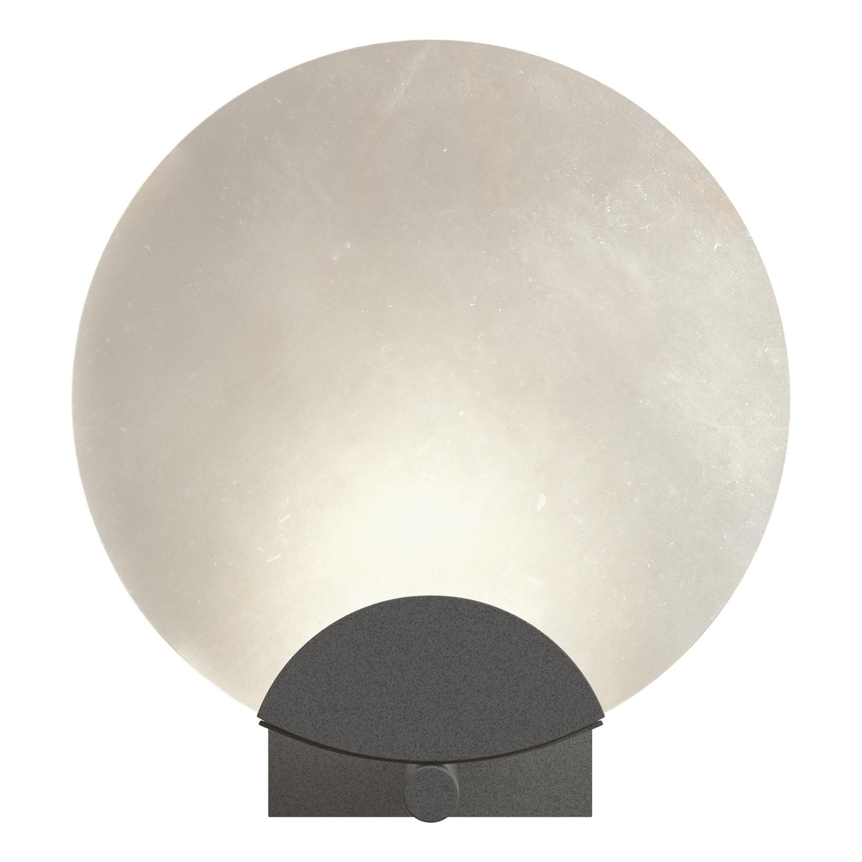 Hubbardton Forge 2023 Natural Iron Alabaster Callisto 1-Light Sconce