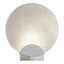 Hubbardton Forge 2023 Vintage Platinum Alabaster Callisto 1-Light Sconce