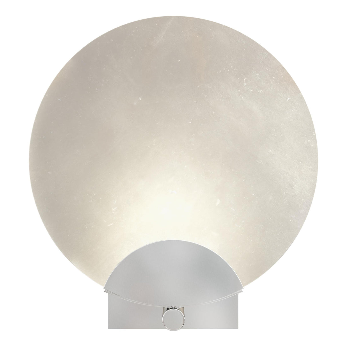 Hubbardton Forge 2023 Sterling Alabaster Callisto 1-Light Sconce