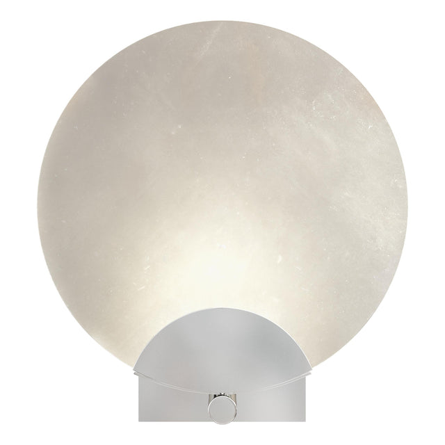 Hubbardton Forge 2023 Sterling Alabaster Callisto 1-Light Sconce