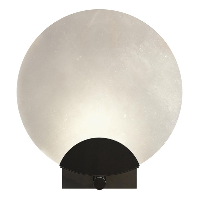Hubbardton Forge 2023 Ink Alabaster Callisto 1-Light Sconce