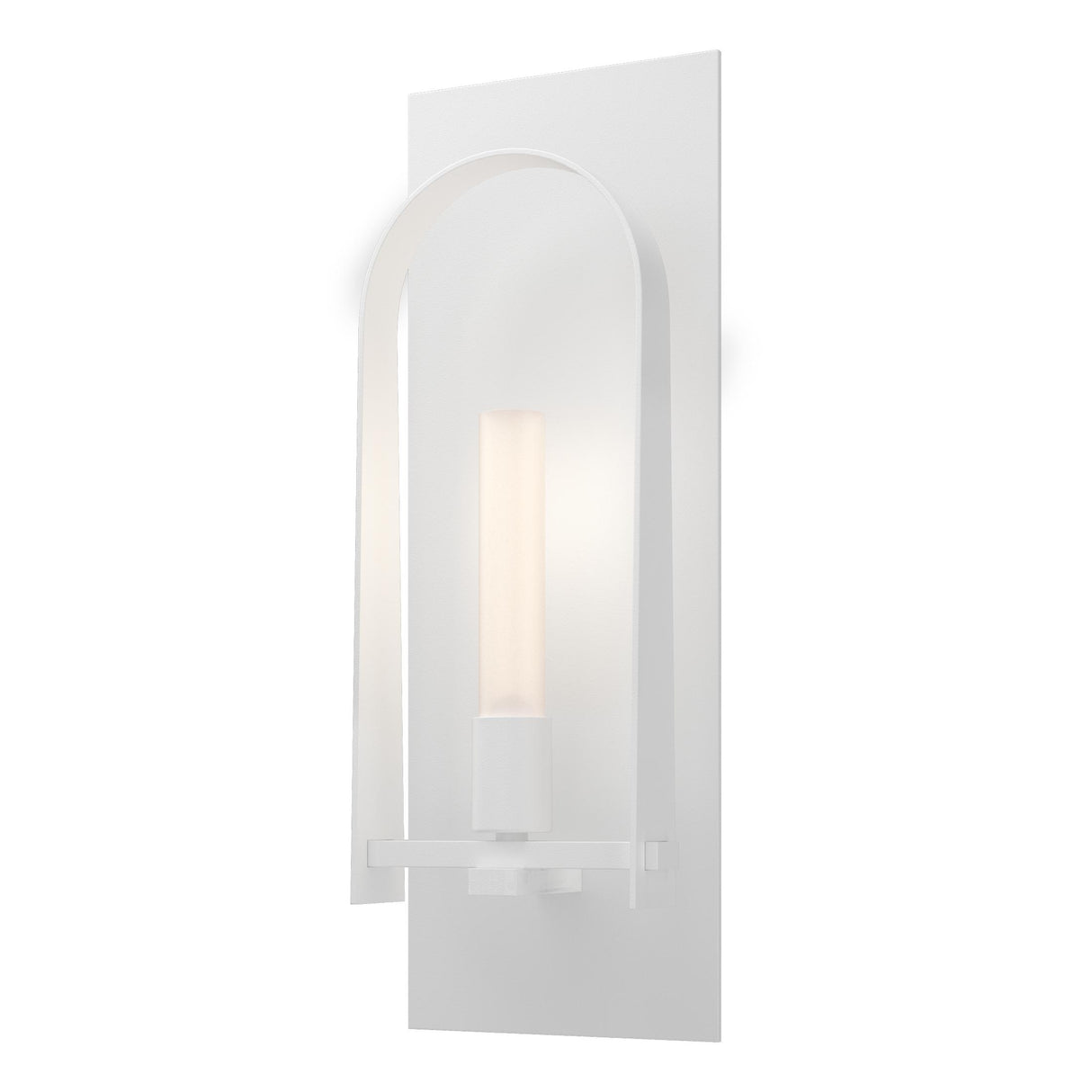 Hubbardton Forge 2023 White White Frosted Glass (FD) Triomphe 1-Light Sconce