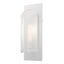 Hubbardton Forge 2023 White White Frosted Glass (FD) Triomphe 1-Light Sconce