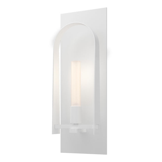 Hubbardton Forge 2023 White White Frosted Glass (FD) Triomphe 1-Light Sconce