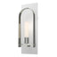 Hubbardton Forge 2023 White Sterling Frosted Glass (FD) Triomphe 1-Light Sconce