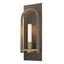 Hubbardton Forge 2023 Bronze Modern Brass Frosted Glass (FD) Triomphe 1-Light Sconce