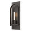 Hubbardton Forge 2023 Oil Rubbed Bronze Oil Rubbed Bronze Frosted Glass (FD) Triomphe 1-Light Sconce