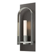 Hubbardton Forge 2023 Oil Rubbed Bronze Sterling Frosted Glass (FD) Triomphe 1-Light Sconce