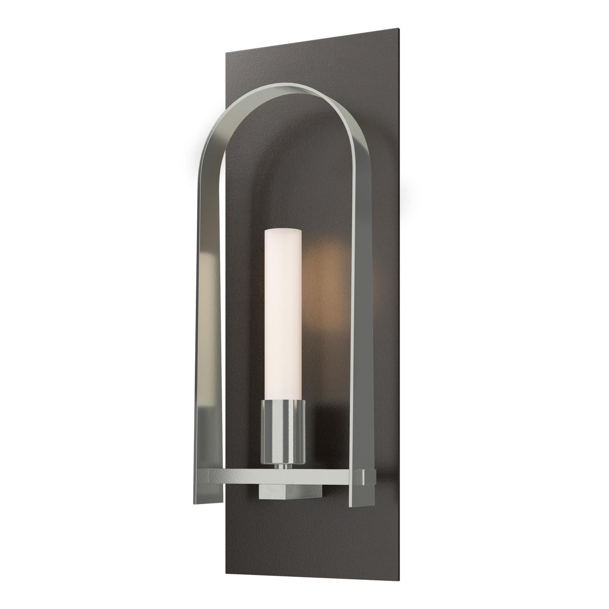 Hubbardton Forge 2023 Oil Rubbed Bronze Sterling Frosted Glass (FD) Triomphe 1-Light Sconce