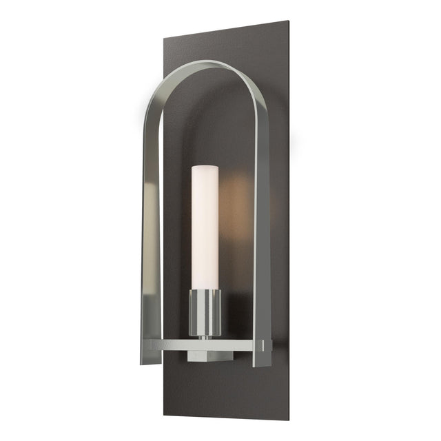 Hubbardton Forge 2023 Oil Rubbed Bronze Sterling Frosted Glass (FD) Triomphe 1-Light Sconce