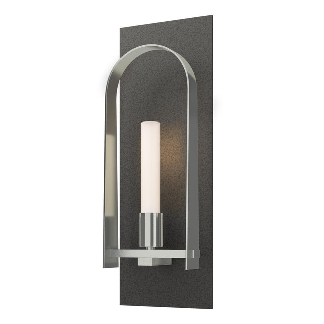 Hubbardton Forge 2023 Natural Iron Sterling Frosted Glass (FD) Triomphe 1-Light Sconce