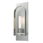 Hubbardton Forge 2023 Vintage Platinum Sterling Frosted Glass (FD) Triomphe 1-Light Sconce