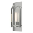 Hubbardton Forge 2023 Sterling Sterling Frosted Glass (FD) Triomphe 1-Light Sconce