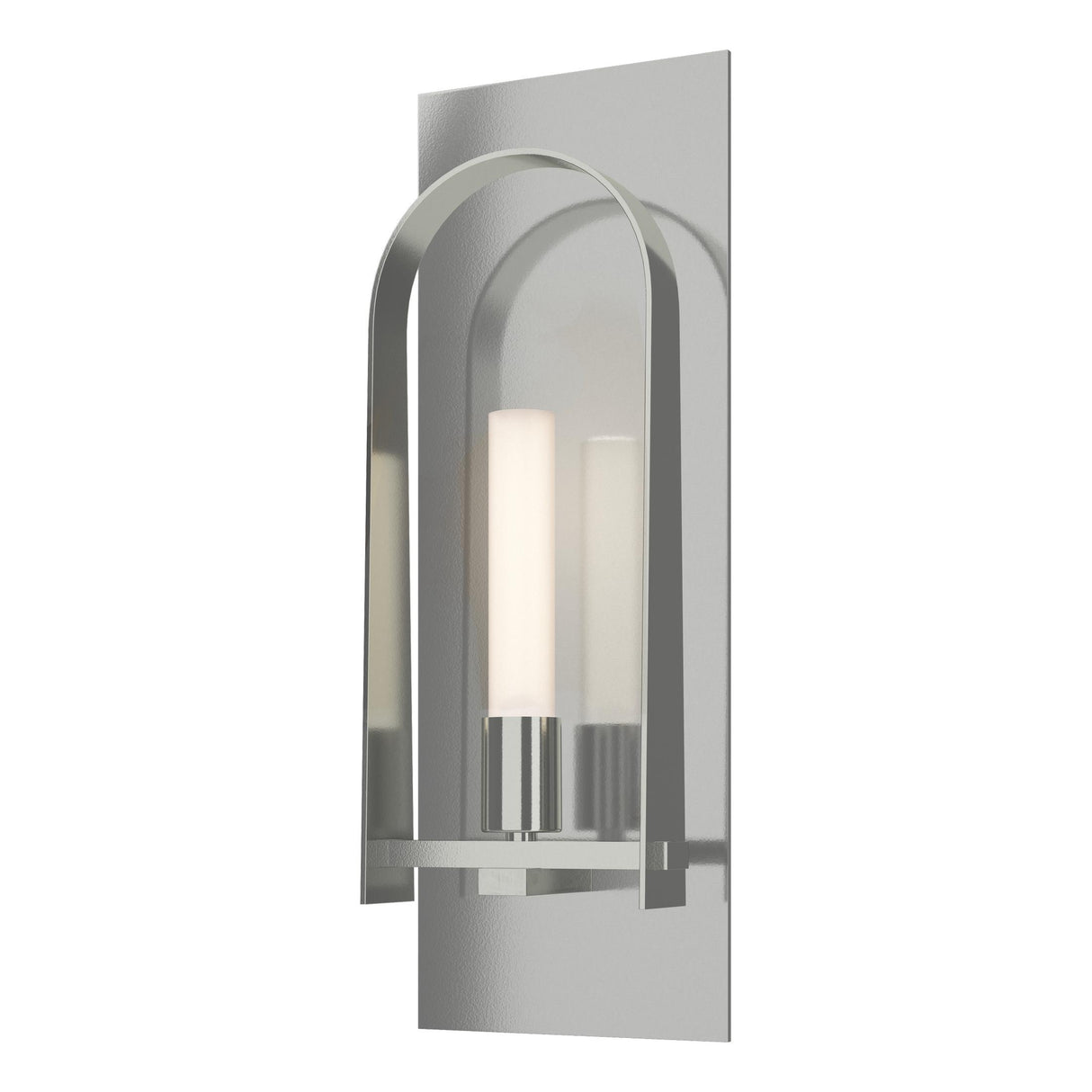 Hubbardton Forge 2023 Sterling Sterling Frosted Glass (FD) Triomphe 1-Light Sconce