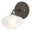Hubbardton Forge 2022 Oil Rubbed Bronze Oil Rubbed Bronze Frosted Glass (FD) Ume 1-Light Curved Arm Bath Sconce