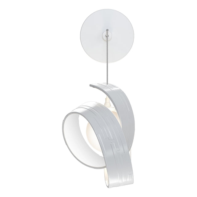 Hubbardton Forge 2023 White Opal Glass (GG) Riza Low Voltage Sconce