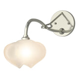 Hubbardton Forge 2022 Sterling Frosted Glass (FD) Ume 1-Light Long-Arm Sconce