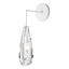Hubbardton Forge 2023 White Crystal (CR) Luma Low Voltage Sconce