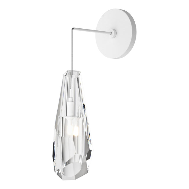 Hubbardton Forge 2023 White Crystal (CR) Luma Low Voltage Sconce